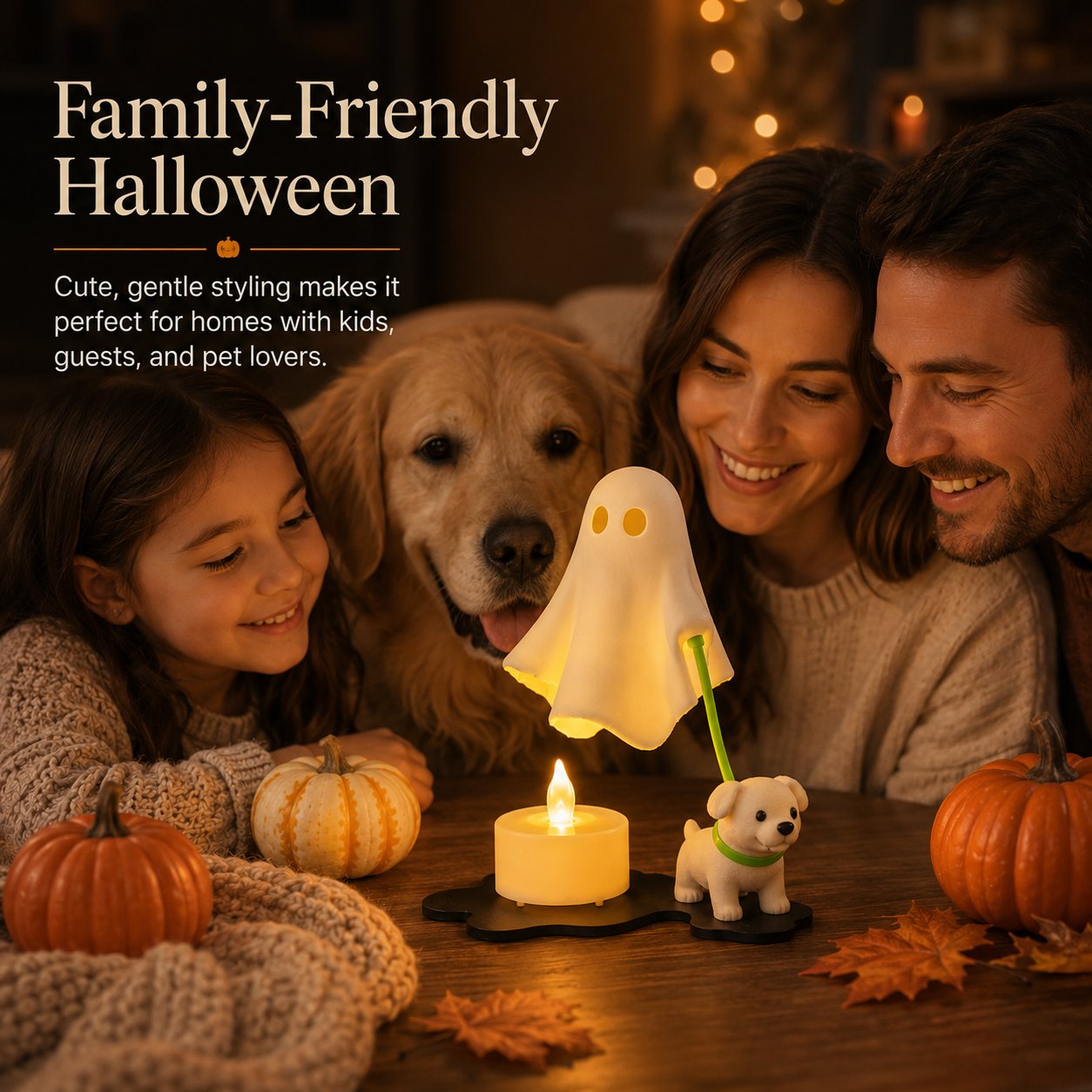 Halloween Puppy Ghost Ornament