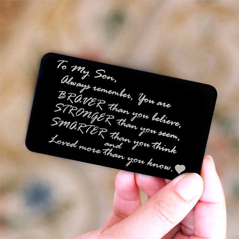 Last Day 69% OFF - ✍️Metal Engraved Card - Message of Love💞