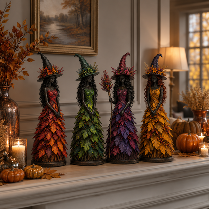 💥🧙Enchanted Autumn Witch Figurine