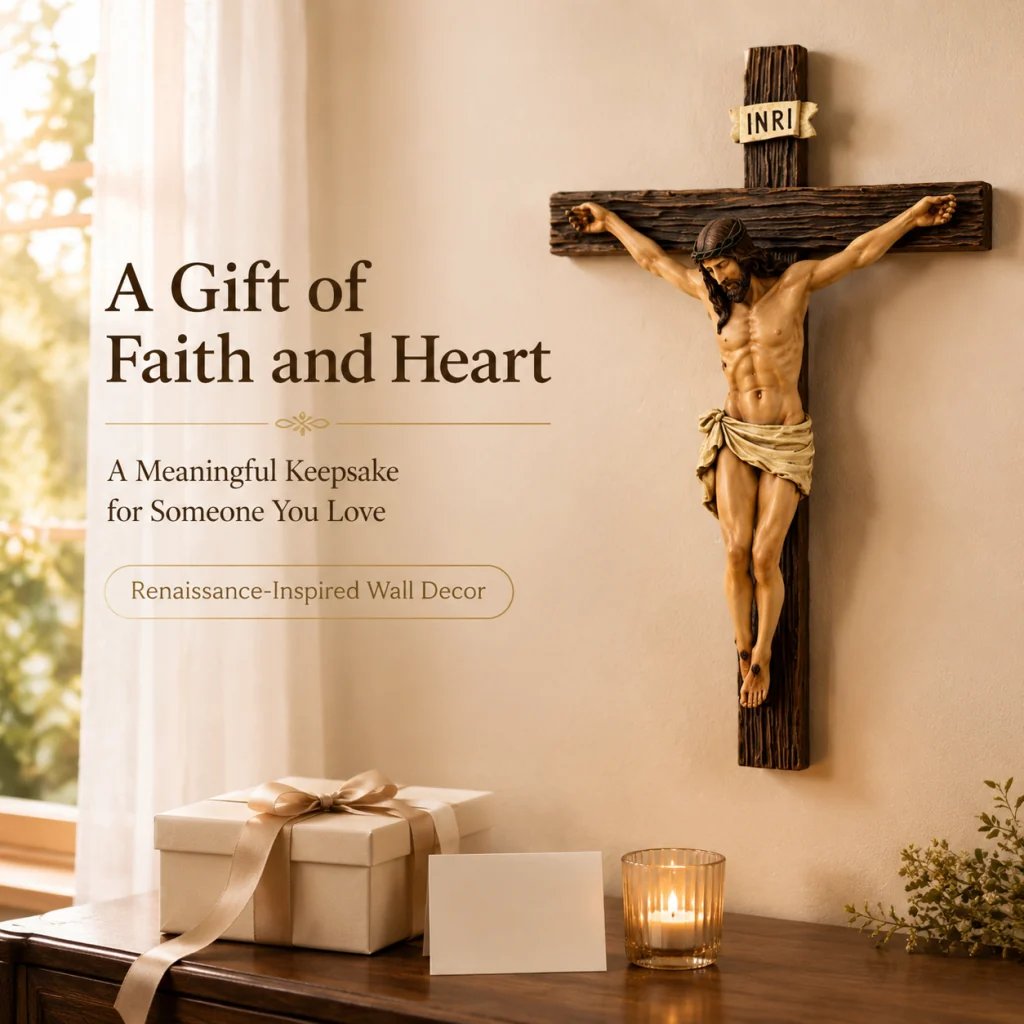 🔥Last Day 49% OFF🔥Jesus Christ Wall Cross 🏡 Renaissance-Inspired Christian Decor