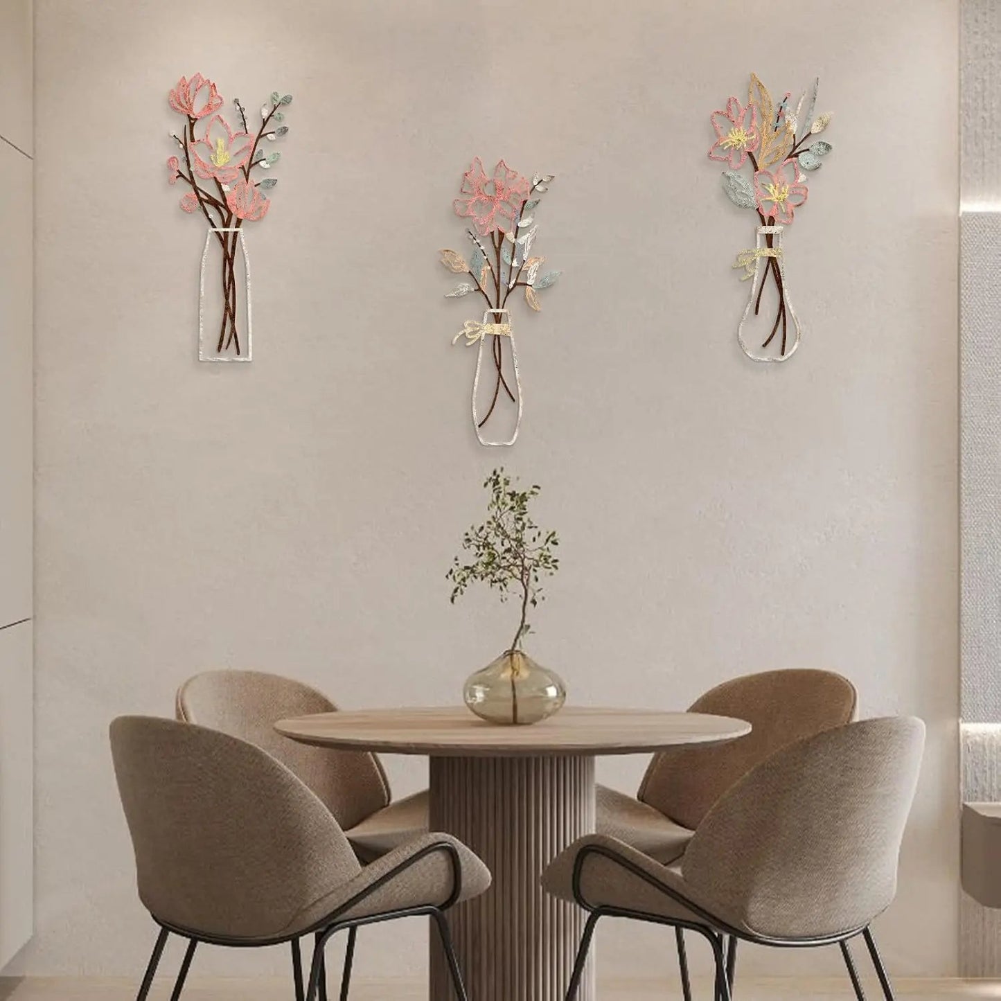 🌸Rustic Flower Wall Art – Charming Botanical Decor for Home & Porch