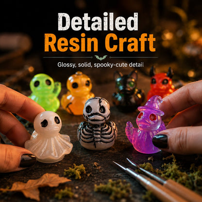 👻Mini Spooky Night Figures – Tiny Glowing Accents for Halloween🕷️✨