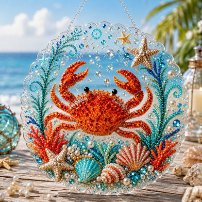 🌊✨Ocean Pearl Art DIY Hanging Ornament Kit | Relaxing DIY Craft to Create Stunning Coastal Artwork(📦Buy 2 Free Shipping)