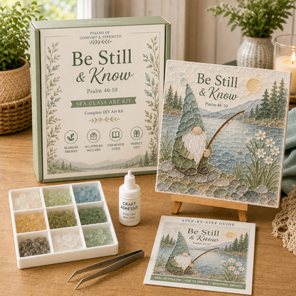 Faithful Gnomes Sea Glass Art Kit