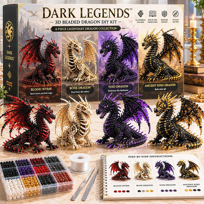 Enchanted 3D Beaded Animal DIY Family Craft Kit