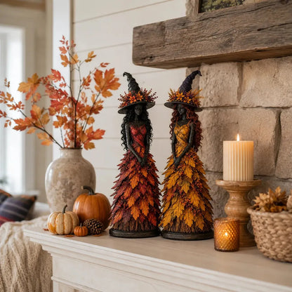 🧙‍♀️Enchanted Autumn Witch Figurine