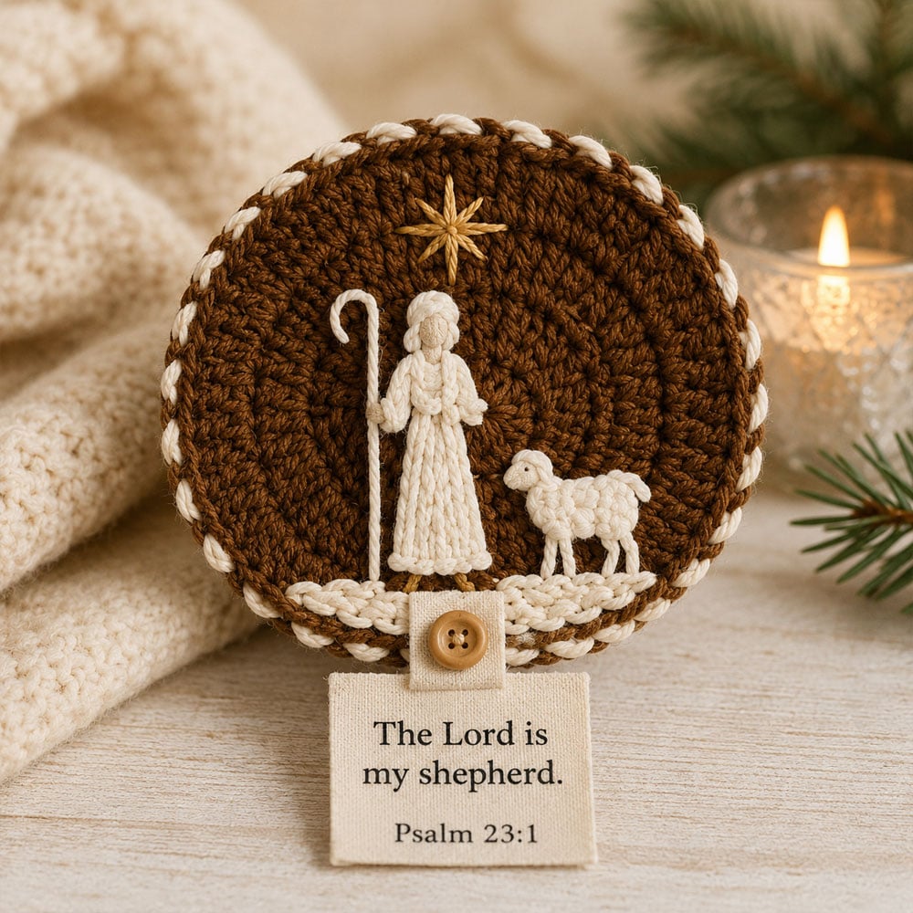 🔥LAST DAY 49% OFF - DIY Nativity Crochet Coaster Kit – A Meaningful Christmas Craft
