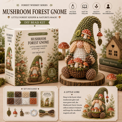 🔥LAST DAY 49% OFF 💕Cozy Gnome DIY Bead Kit Collection