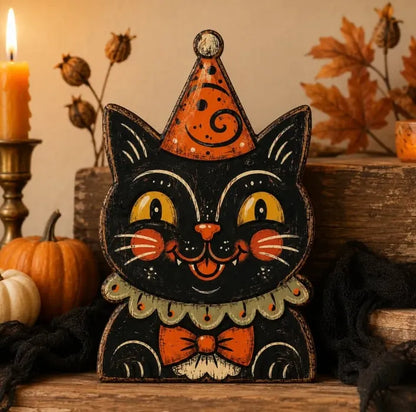 🔥Last Day 49% OFF🔥Vintage Halloween Wooden Character Tabletop Decor