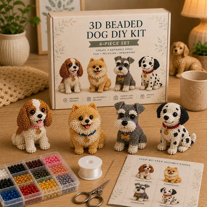 🔥Last Day 50% OFF🧵✨ Tiny 3D Beaded Animal DIY Kit