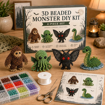 🧵✨ Petite 3D Beaded Animal Craft Kit