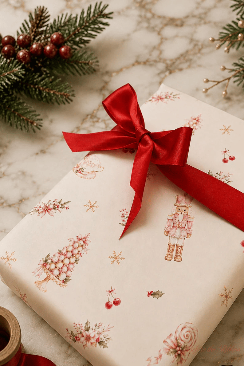 🎀Storybook Watercolor Gift Wrap