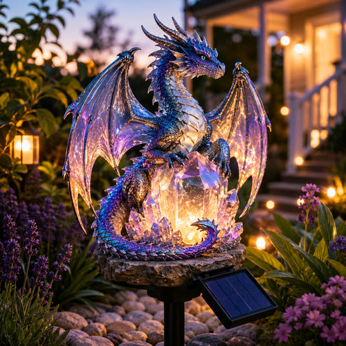 ✨️🐉 Solar Dragon Crystal Garden Light