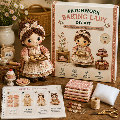 🌸 Patchwork DIY Doll Kits – Handmade Fun & Creativity
