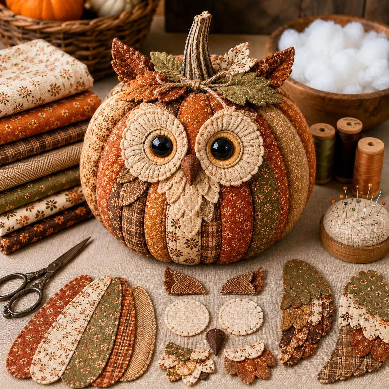 🧵🎃 Get ready for cozy fall crafting.- DIY Animal Pumpkin Sewing Kit