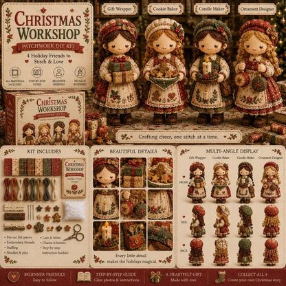 🔥LAST DAY 49% OFF - 🧵Tiny Worlds Collection - Patchwork DIY Kit Series 🎁Buy 2 Free Shipping