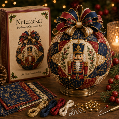 🥰Vintage Christmas Patchwork Ornament DIY Kit