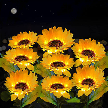 🌻 Solar Sunflower Garden Lights