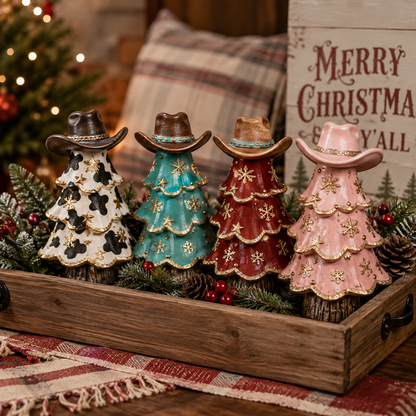 Western Cowboy Christmas Tree Figurines