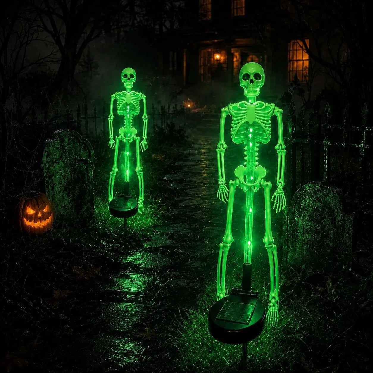 Solar Skeleton YardStake