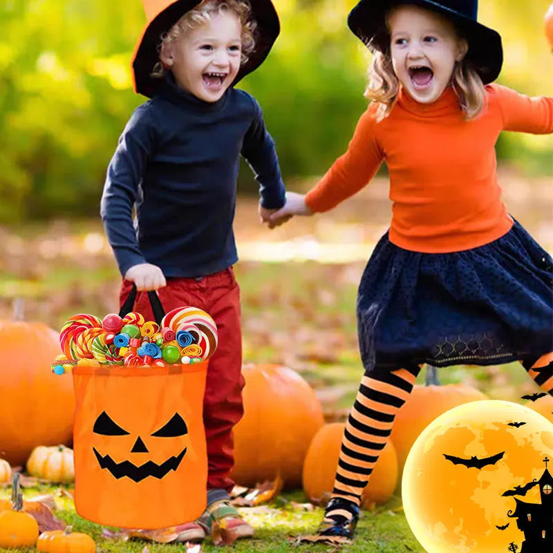 🎃 2026 Sale — Over 19,000 Sold!✨ Halloween Glowing Pumpkin Bag – LED Lights & Spacious Interior 🍬