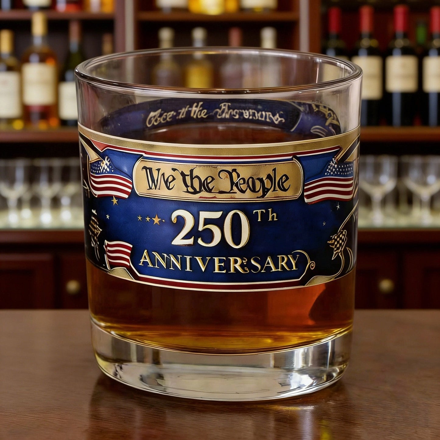 USA 250th Anniversary Commemorative Glass – 1776-2026 Heritage Edition