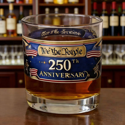 USA 250th Anniversary Commemorative Glass – 1776-2026 Heritage Edition