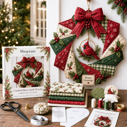 Christmas Fabric Wreath DIY Kit – A Keepsake You’ll Hang with Pride Year After Year💫