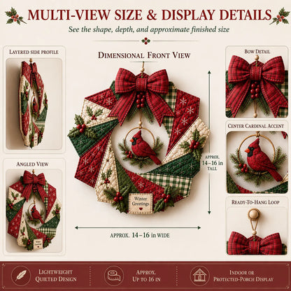 Christmas Fabric Wreath DIY Kit – A Keepsake You’ll Hang with Pride Year After Year💫