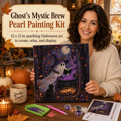 🔥 Last Day 39% OFF -👻Ghost Diamond Painting Kit