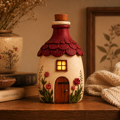 Lighted Storybook Cottage Figurine