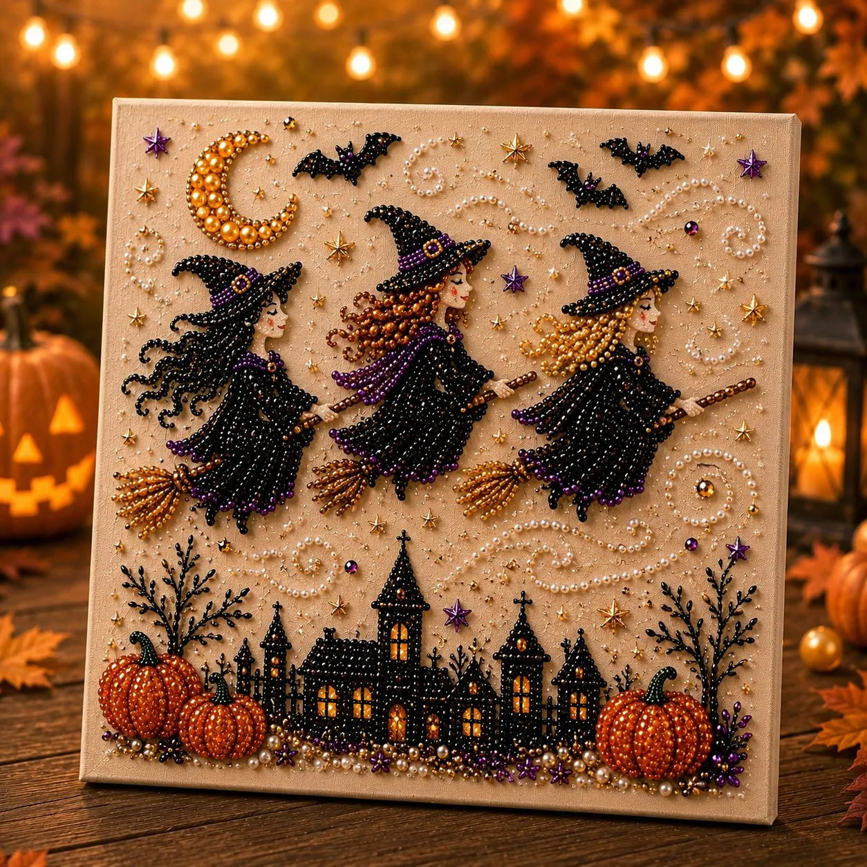 🔥Last Day 49% OFF - 🎃Halloween Theme Pearl Art DIY Kit 👻 Buy 2 Get Free Shipping📦