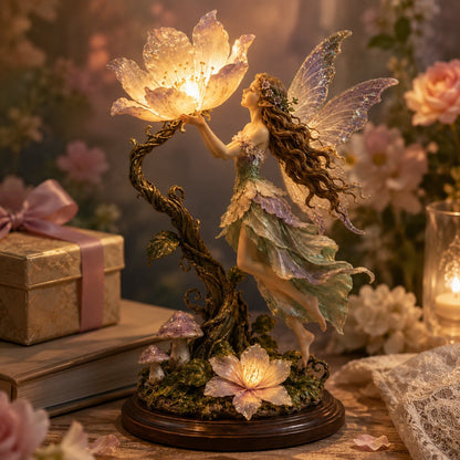 🌙 ✨ Fairy Flower Night Light – Modern Decorative LED Lamp For Cozy Home Space