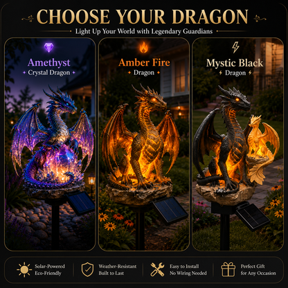 ✨️🐉 Solar Dragon Crystal Garden Light