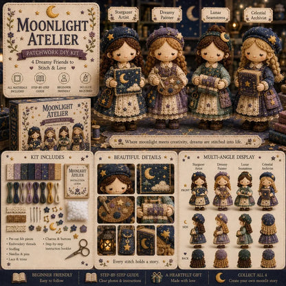 🔥LAST DAY 49% OFF - 🧵Tiny Worlds Collection - Patchwork DIY Kit Series 🎁Buy 2 Free Shipping