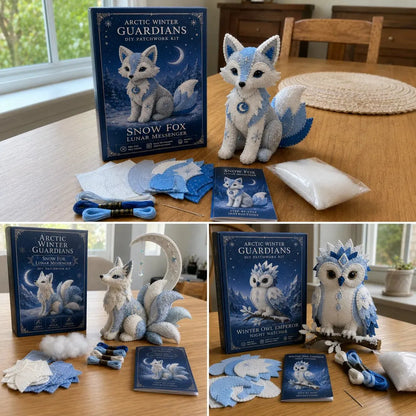 🔥LAST DAY 50% OFF - ❄️Arctic Winter Guardians DIY Patchwork Kit✨