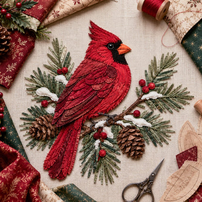 💥🏆Christmas Patchwork Fabric DIY Decor Kit