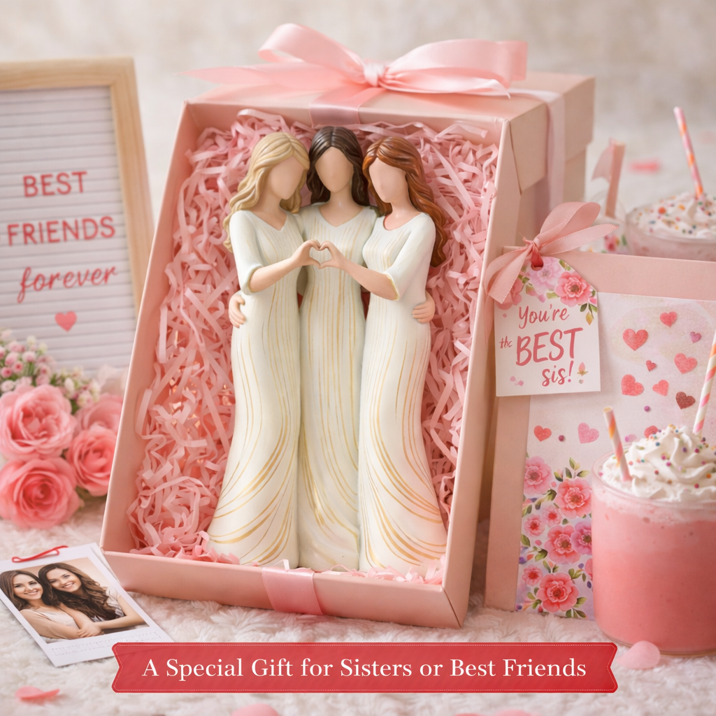 🌊Sisters by My Side, Celebrates Friendships Three Sisters Sculpture