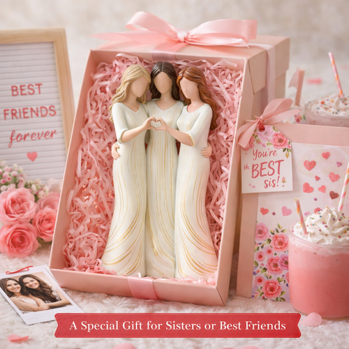 🌊Sisters by My Side, Celebrates Friendships Three Sisters Sculpture