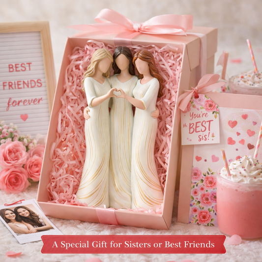 🌊Sisters by My Side, Celebrates Friendships Three Sisters Sculpture