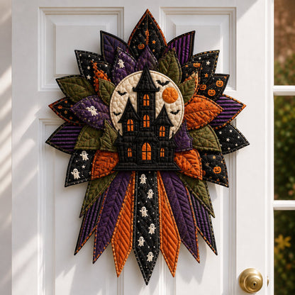 💥DIY Quilted Halloween Pumpkin Door Hanger Kit (✨Beginner-Friendly)