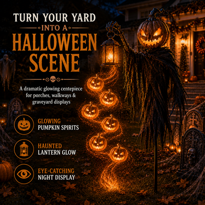 2027 Fellime® Pumpkin Soul Harvester Solar Garden Light