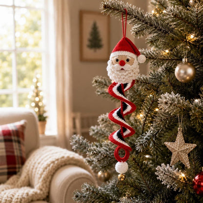 🎅🌲Crochet Snowman Spiral Oranment DIY Kit