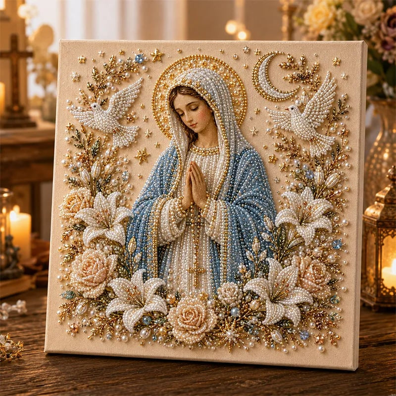 🙏Christian DIY Pearl Art Set