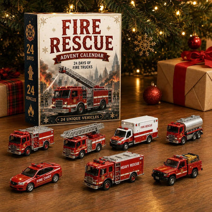 🚒Build the Fleet Collection 24-Day Vehicle Advent Calendar Series | ✨A New Adventure Every Morning