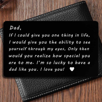 Last Day 69% OFF - ✍️Metal Engraved Card - Message of Love💞