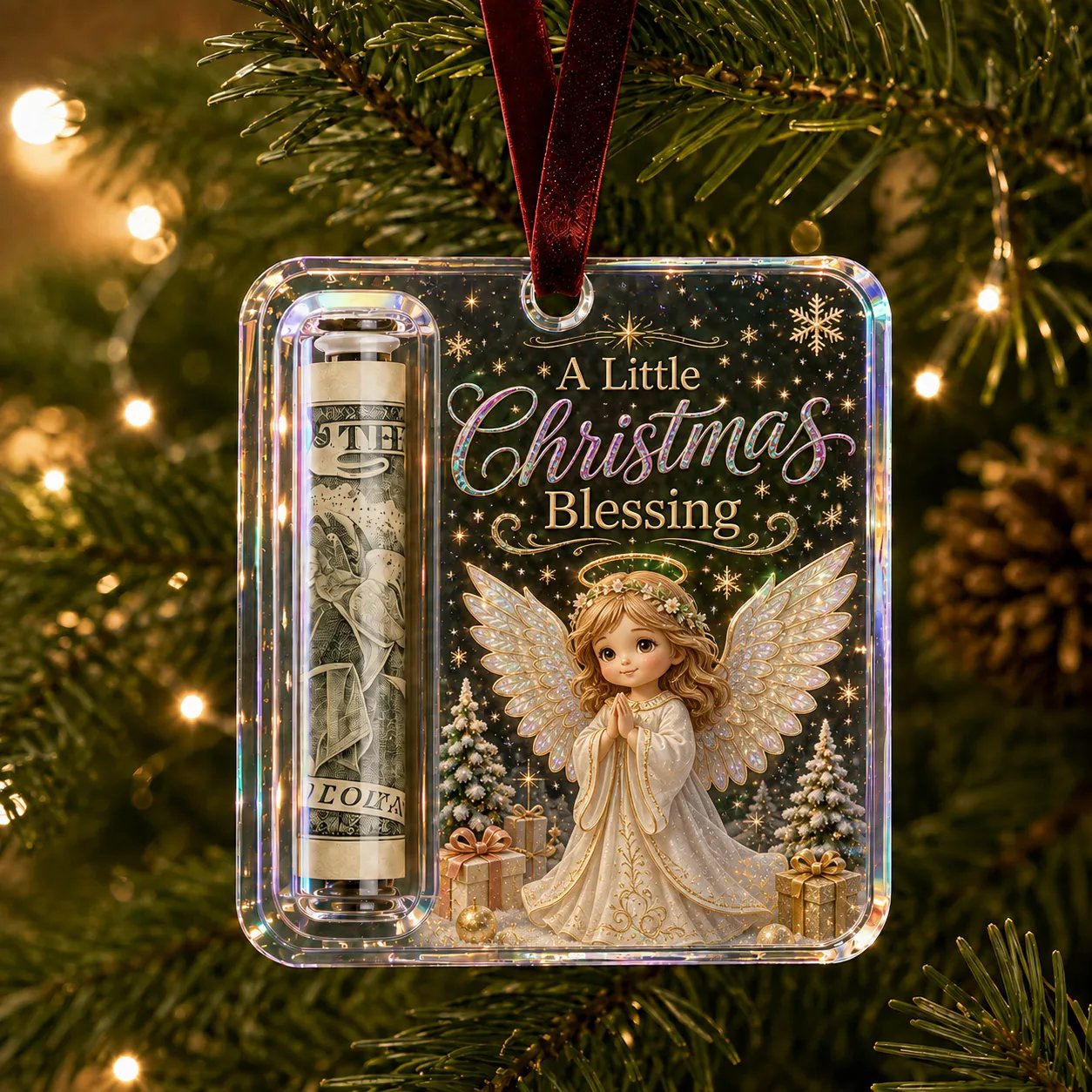 🔥Last Day 49% OFF - ✨🎄Festive Cash Pocket Ornament – A Playful Way to Gift Money
