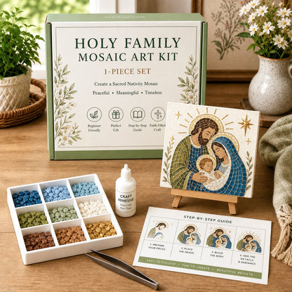 🕊️✝️DIY Christian Sea Glass Art Kit🎁 Meaningful Handmade Gift – Perfect for mothers