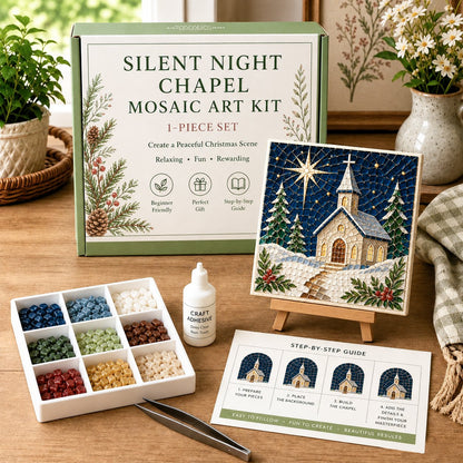 🕊️✝️DIY Christian Sea Glass Art Kit🎁 Meaningful Handmade Gift – Perfect for mothers