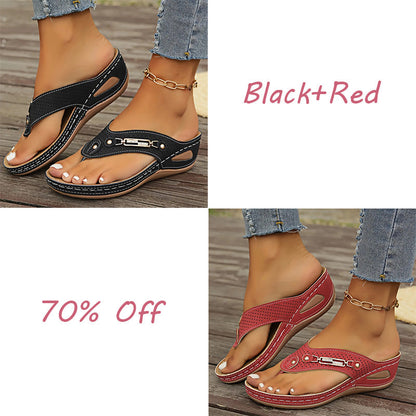 🔥LAST DAY 70% OFF🔥Women's Summer New European and American Style Anti-slip Pain Relief Orthotic Sandals
